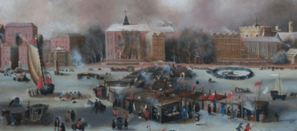 The Frost Fair oleh Rita Greer (Courtesy: wikipedia)